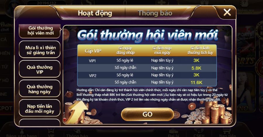 Chương trình tặng code tân thủ TDTC thu hút sự chú ý của đông đảo bet thủ